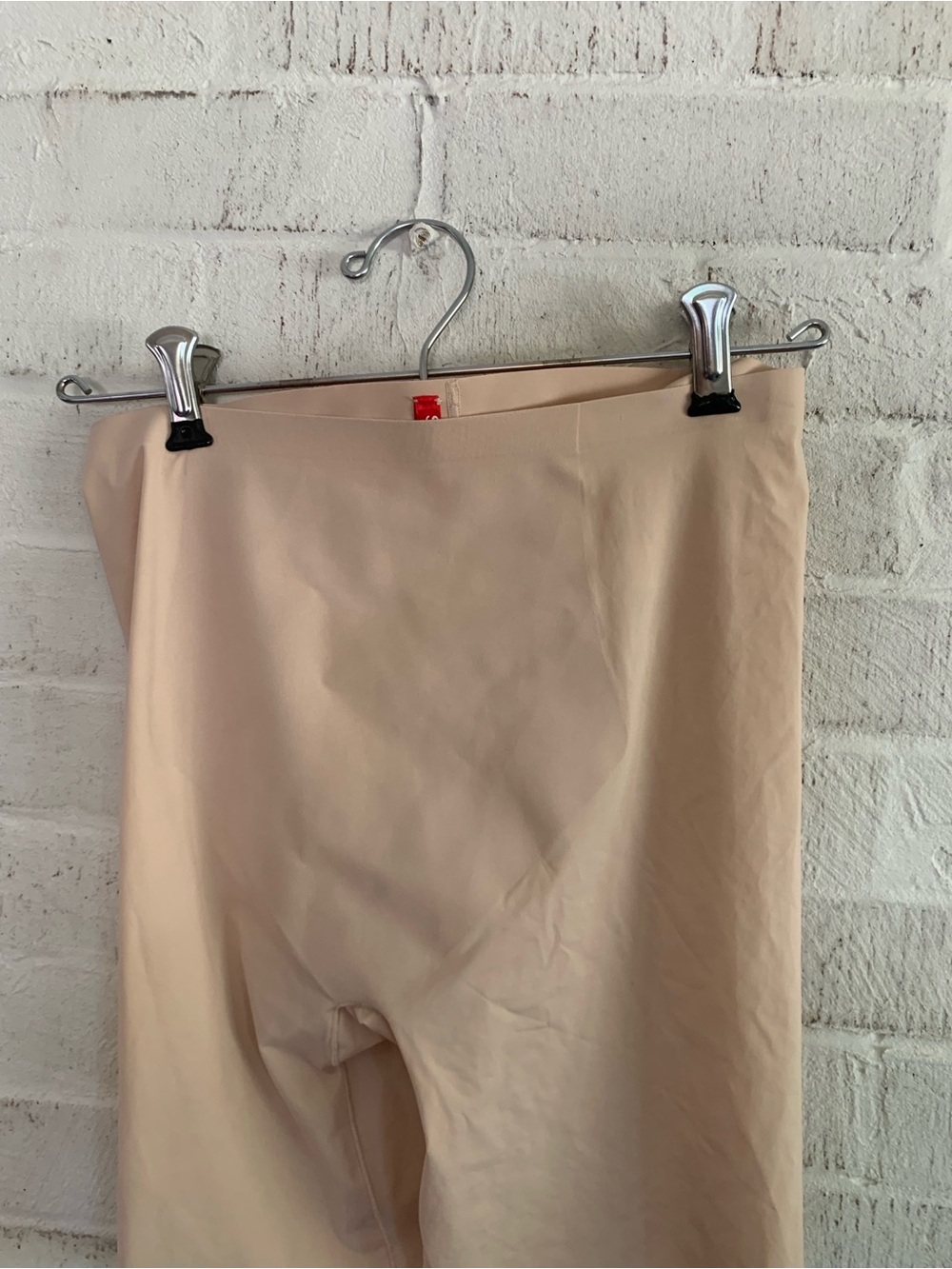 SPANX Nude High-Waist Shapewear Shorts - Beige